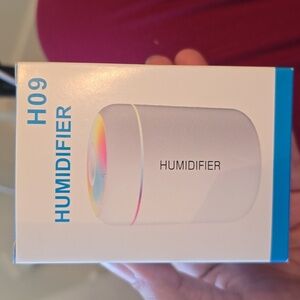 Black Mini Humidifier with LED Light